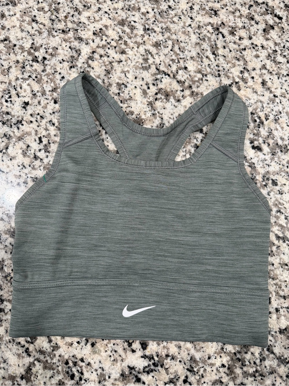 Nike Racerback Sports Bra with White Swoosh Size Small